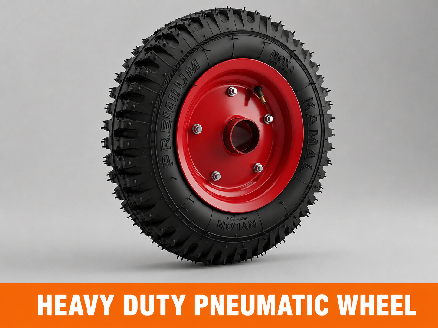 Heavy duty pneumatic wheel